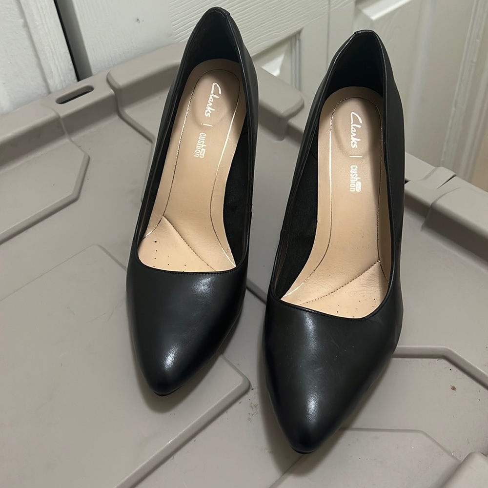Clarks cushion plus high heels